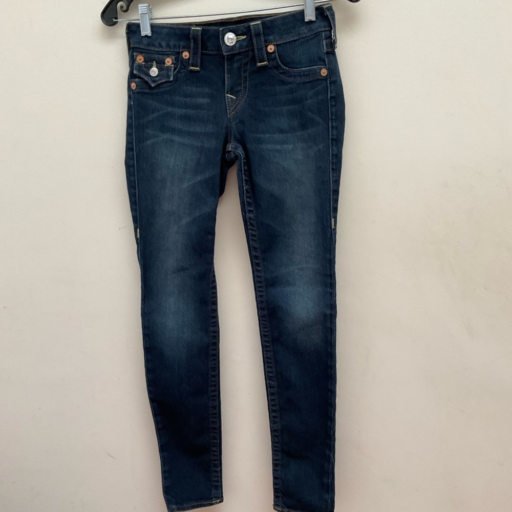 True Religion Women’s Blue Jeans Skinny Size 24